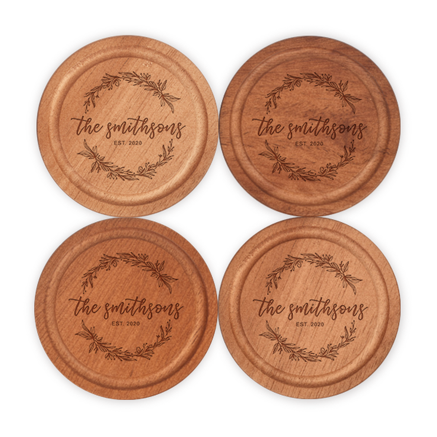 Home & Living Wood Coasters Drink & Barware Coasters